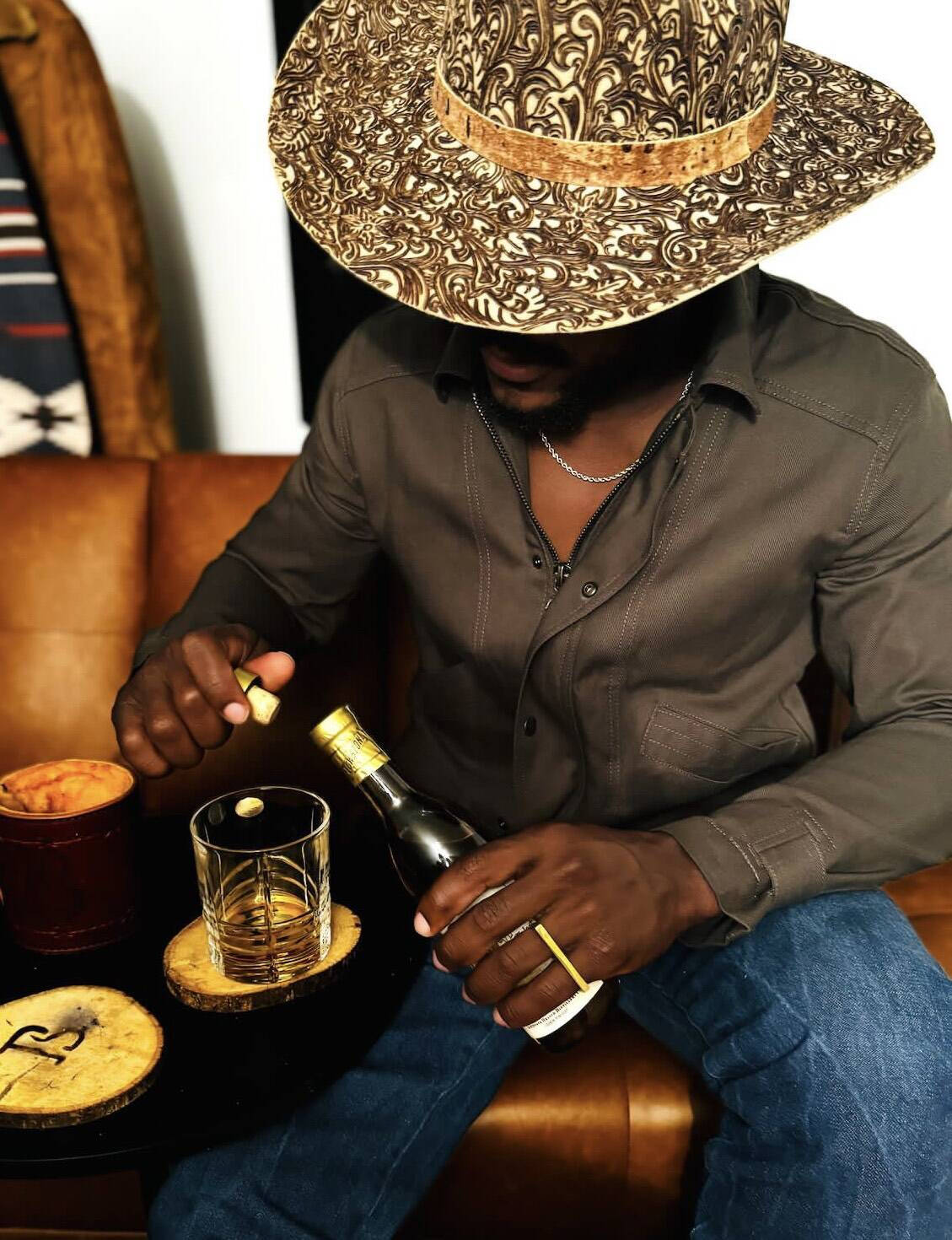 The Blazing Breeze Burned Decorated Hats Custom Boots and